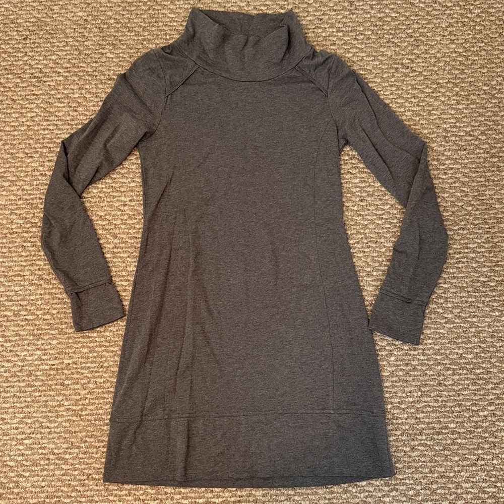 Toad&Co Cowl neck Dress - Women’s Medium - Gray Charcoal